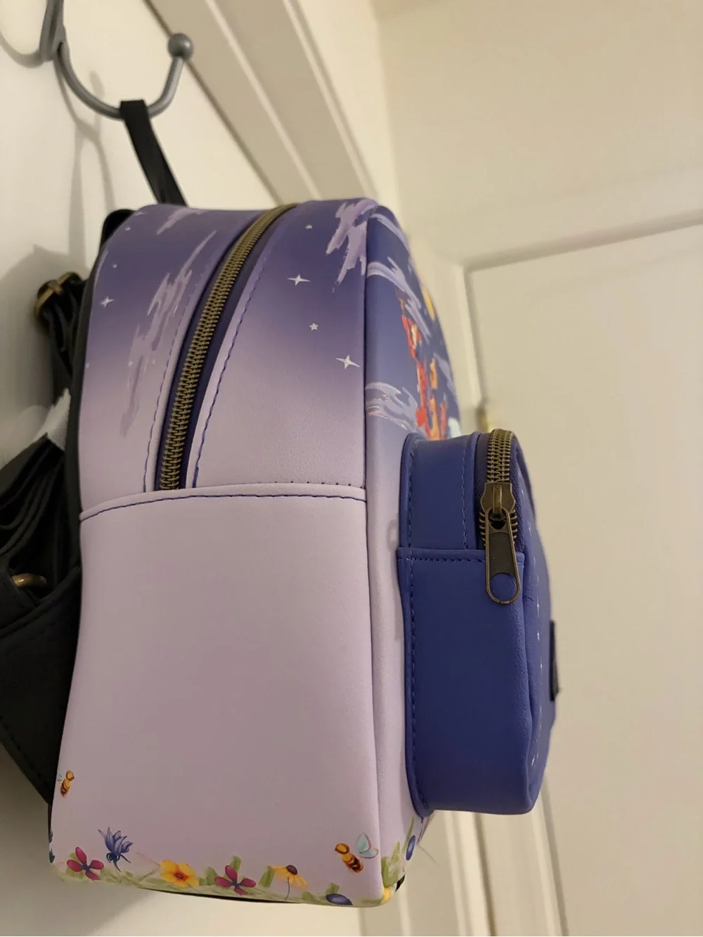 Loungefly Purple Winnie the Pooh Halloween mini Backpack
